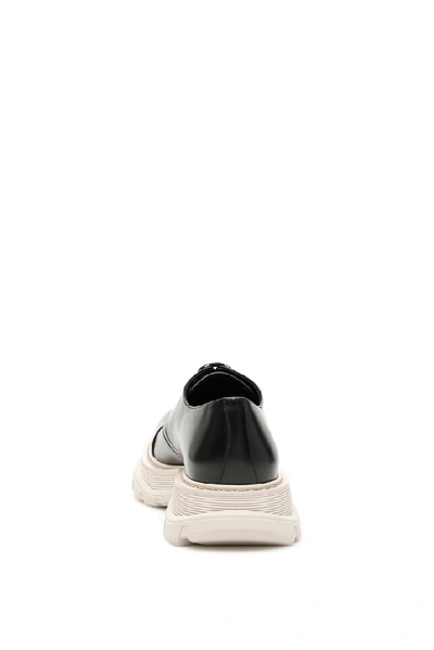 Shop Alexander Mcqueen Derby Lace In Black