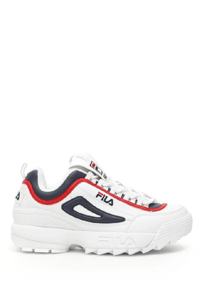 Fila Disruptor Cb Sneakers In White,red,blue | ModeSens
