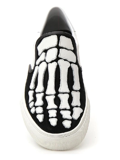 Shop Amiri Skeleton Print Sneakers In Multi