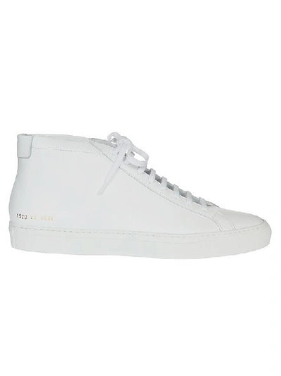 Shop Common Projects Achilles Mid Sneakers In White