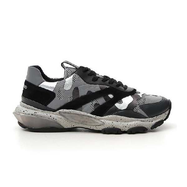 valentino grey camo sneakers