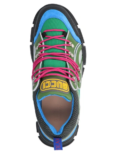 Shop Gucci Flashtrek Sneakers In Multi