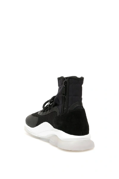 Shop Versace Chain Reaction Sneakers In Black