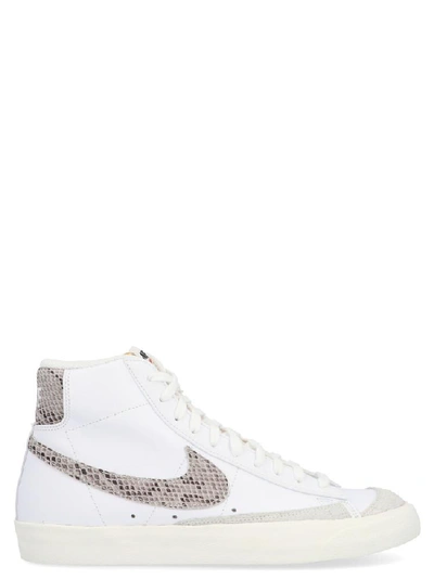 Nike Blazer Mid '77 Vntg We Reptile Sneakers In White | ModeSens