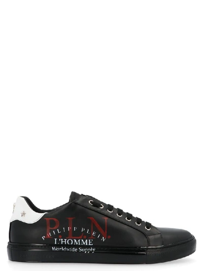 Shop Philipp Plein Logo Printed Low In Black