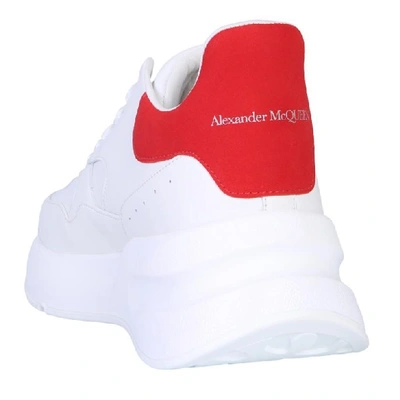 Shop Alexander Mcqueen Oversized Running Sneakers In White