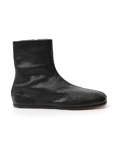 Shop Maison Margiela Tabi Ankle Boots In Black