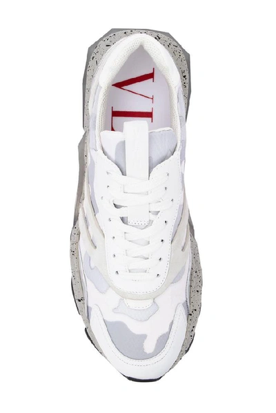 Shop Valentino Garavani Camouflage Print Sneakers In Multi