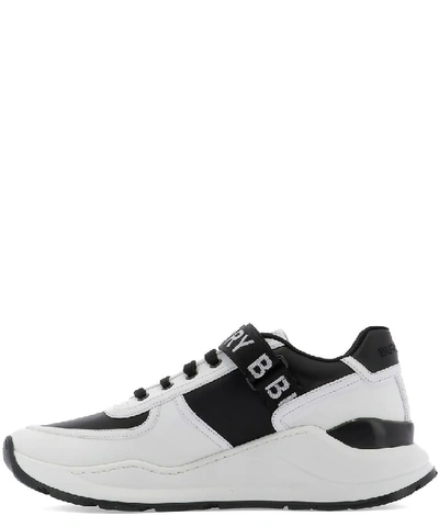 Shop Burberry Ronnie Sneaker In White