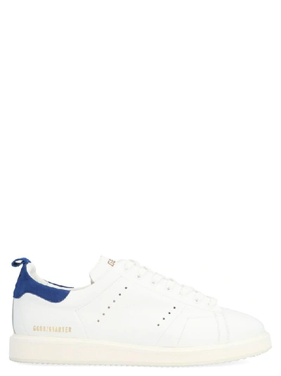 Shop Golden Goose Deluxe Brand Starter Sneakers In Blue