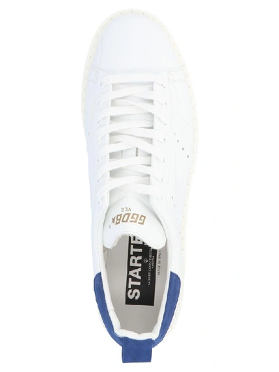 Shop Golden Goose Deluxe Brand Starter Sneakers In Blue