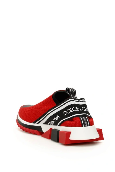 Shop Dolce & Gabbana Sorrento Sneakers In Red