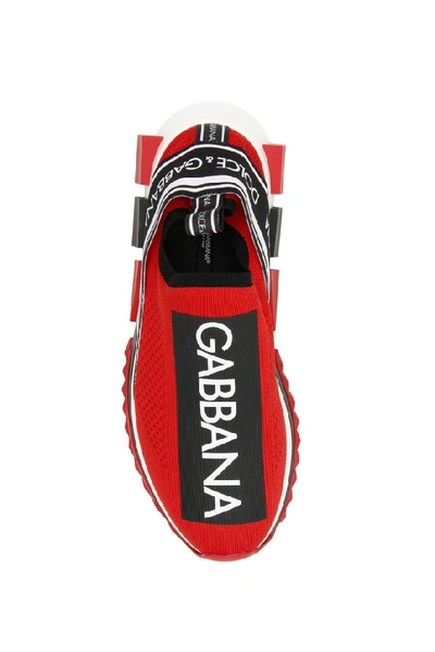Shop Dolce & Gabbana Sorrento Sneakers In Red