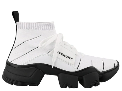 Shop Givenchy Jaw Sock Sneakers In White