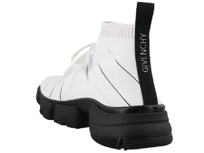 Shop Givenchy Jaw Sock Sneakers In White