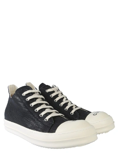 Shop Rick Owens Drkshdw Low Top Sneakers In Black