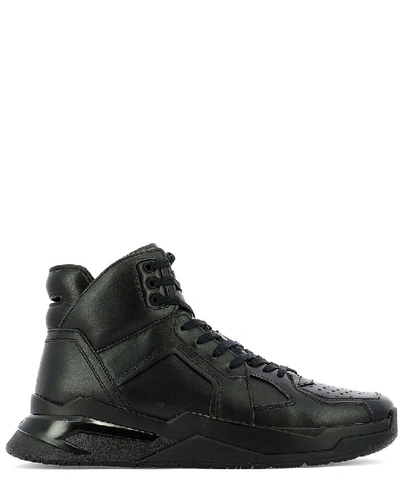 Shop Balmain B Ball High Top Sneakers In Black