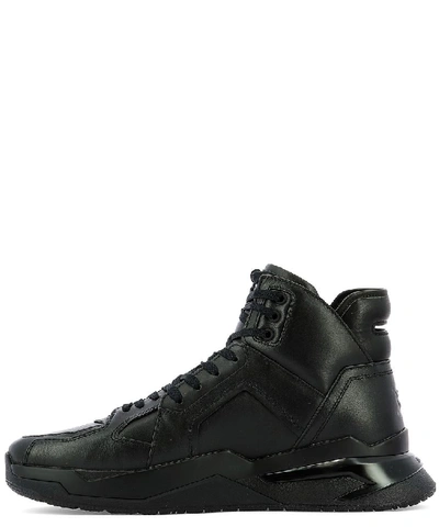 Shop Balmain B Ball High Top Sneakers In Black