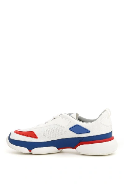 Shop Prada Logo Cloudbust Sneakers In Multi