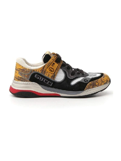 Shop Gucci Ultrapace Sneakers In Multi