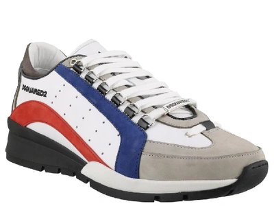 Shop Dsquared2 551 Contrast Low Top Sneakers In Multi