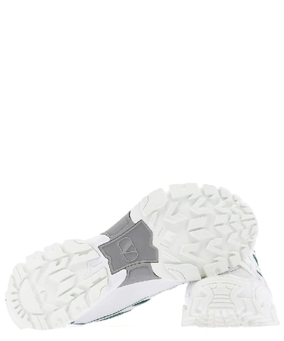 Shop Valentino X Undercover Climber Logo Sneakers In White