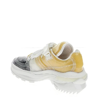 Shop Maison Margiela Layered Transparent Sneakers In Multi