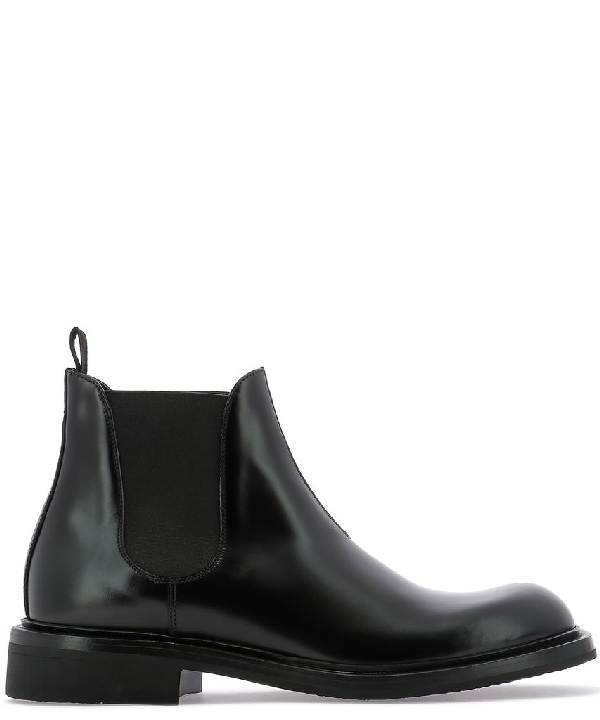 black ankle boots with elastic sides