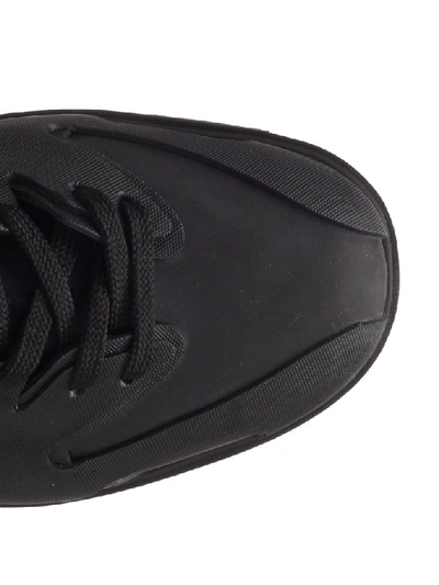 Shop Valentino Derby Sneakers In Black