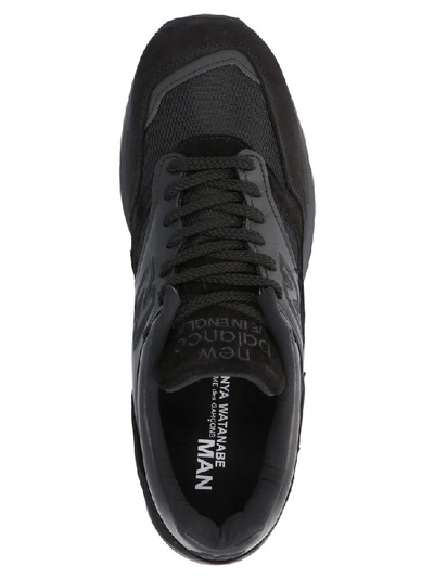 Shop Junya Watanabe Man X New Balance Panelled Sneakers In Black
