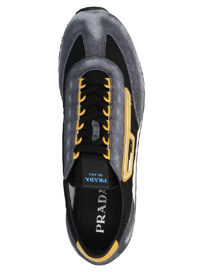 Shop Prada Mln 70 Sneakers In Black