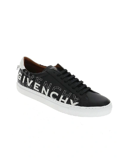 Shop Givenchy Urban Street Logo Sneakers In Black