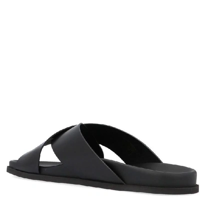 Shop Dolce & Gabbana Crisscross Sandals In Black