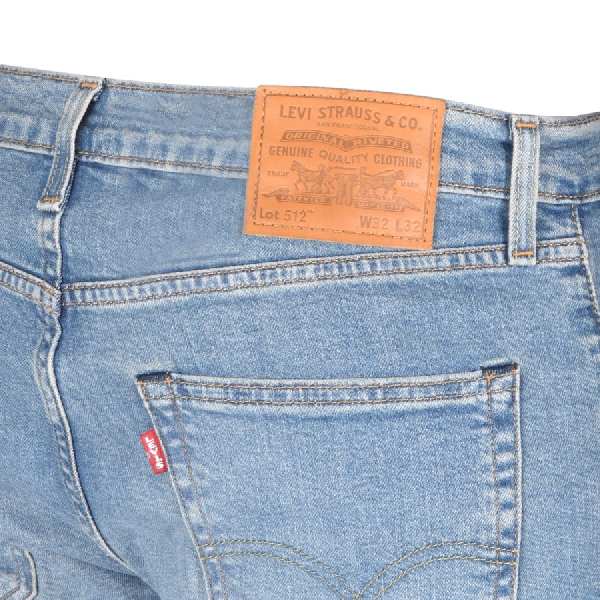 Levi's 512 Slim Tapered Fit Jeans In Pelican Rust Mid Wash-blue | ModeSens