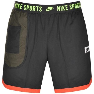 Shop Nike Training Dry Logo Shorts Black