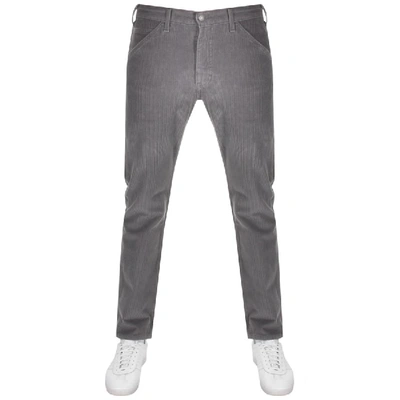 Shop Levi's Levis 502 Tapered Fit Corduroy Trousers Grey