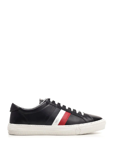 Shop Moncler New Monaco Sneakers In Black