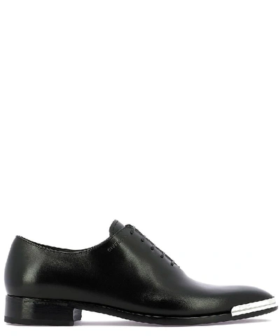 Shop Givenchy Metal Trimmed Toe Cap Lace In Black