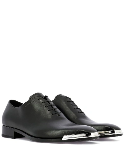 Shop Givenchy Metal Trimmed Toe Cap Lace In Black