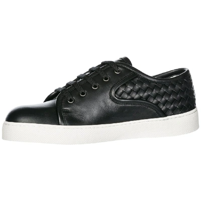 Shop Bottega Veneta Woven Detail Dodger Sneakers In Multi