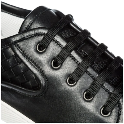 Shop Bottega Veneta Woven Detail Dodger Sneakers In Multi