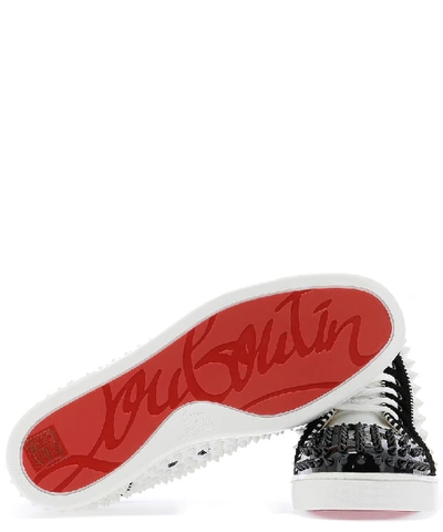 Shop Christian Louboutin Louis Spikes 2 Sneakers In White