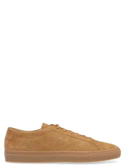 Shop Common Projects Achilles Suede Sneakers In Brown
