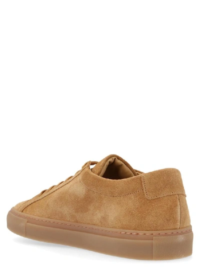 Shop Common Projects Achilles Suede Sneakers In Brown