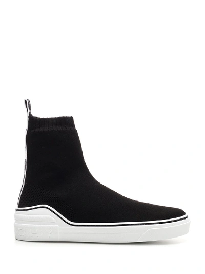 Shop Givenchy George V Sock Sneakers In Black