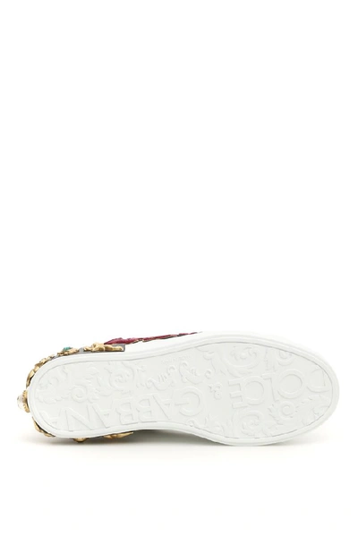 Shop Dolce & Gabbana Amore Patch Sneakers In Multi