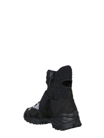 Shop Versace Zeus Sneakers In Black