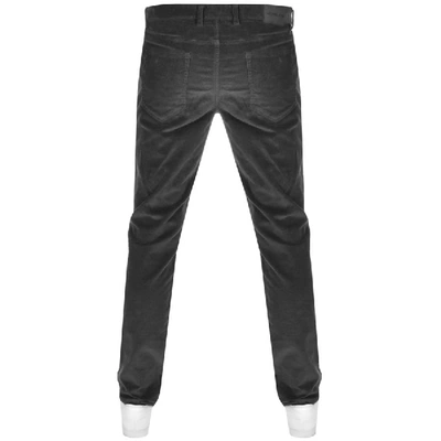 Michael Kors Parker Stretch Slim Fit Corduroy Pants In Grey