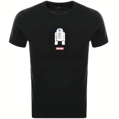 Levi's X Star Wars R2d2 Logo T Shirt Black | ModeSens