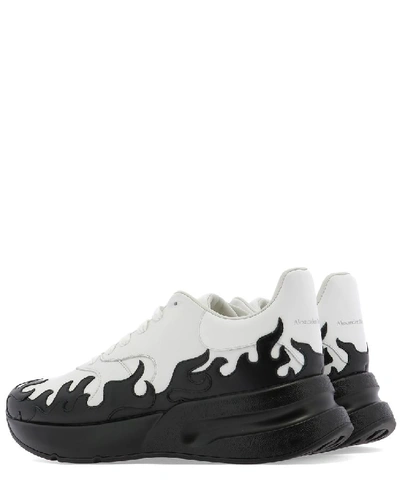 Shop Alexander Mcqueen Oversized Flame Sneakers In Multi